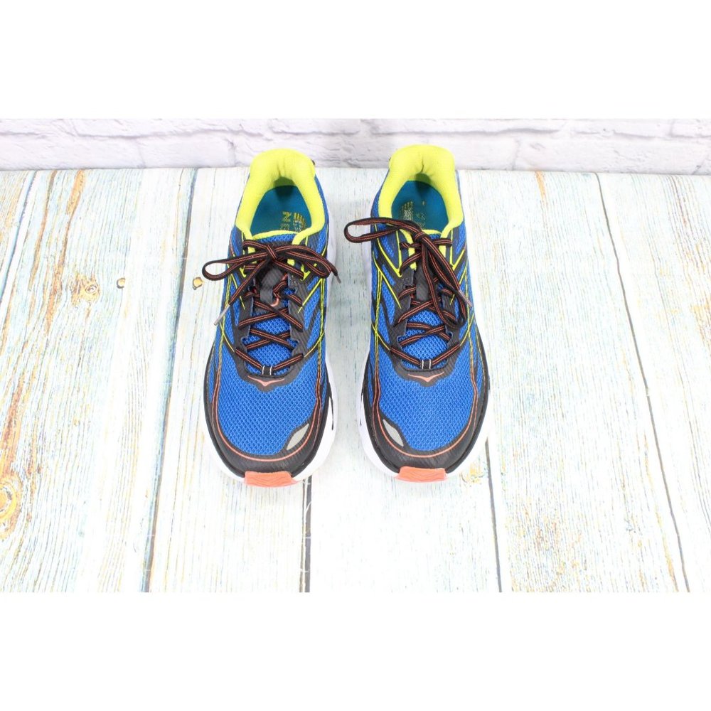 Hoka One One M Clifton 3 Blue Mesh Breathable Running Sneakers Shoes 11.5 - Picture 5 of 9
